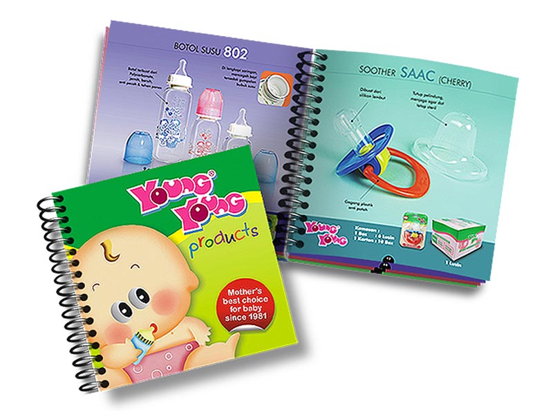 desain katalog produk bayi
